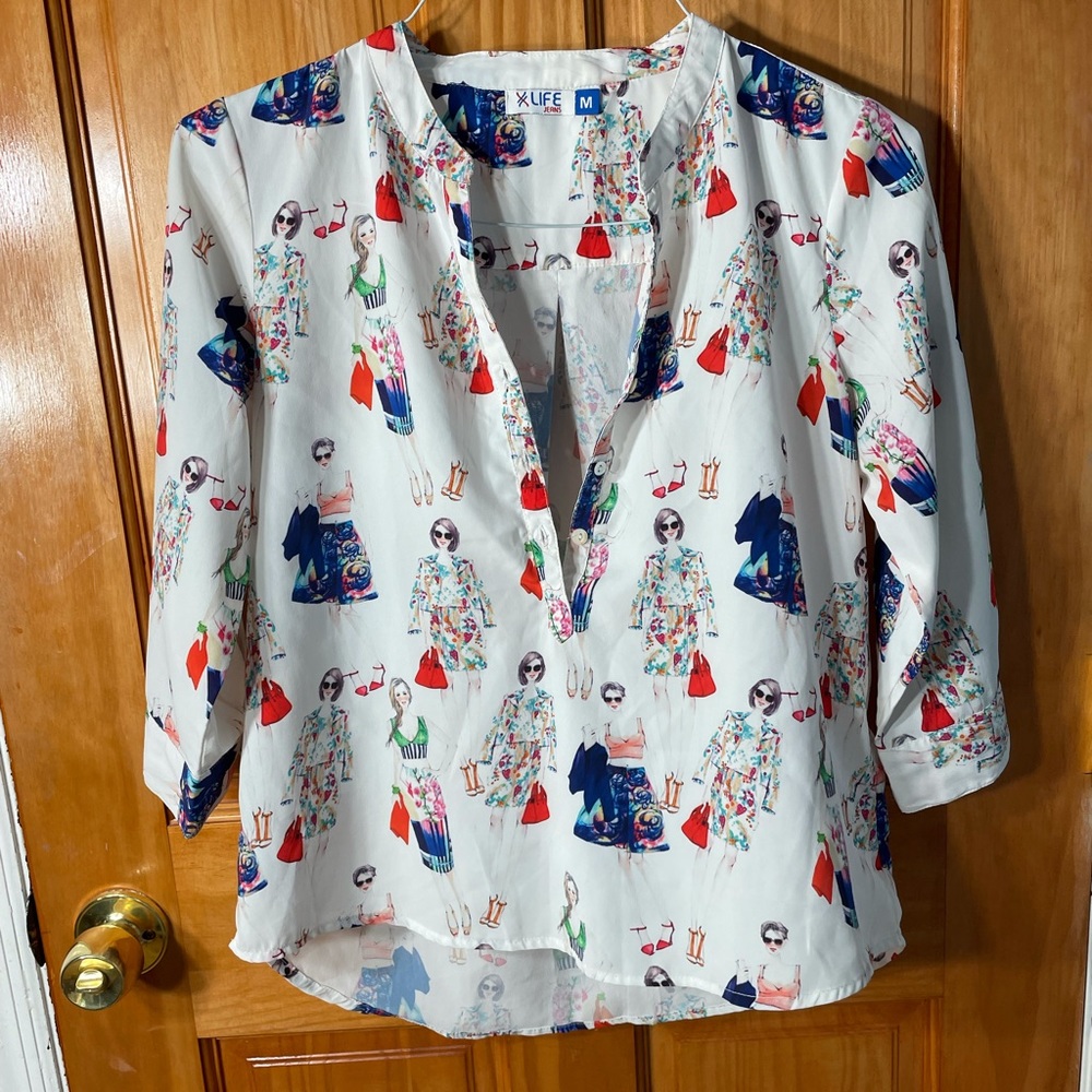 Women’s statement shirt, Size M